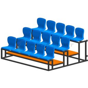 Купить Трибуна мобильная 3 ряда сиденья пластиковые на 15 мест в Белебее 