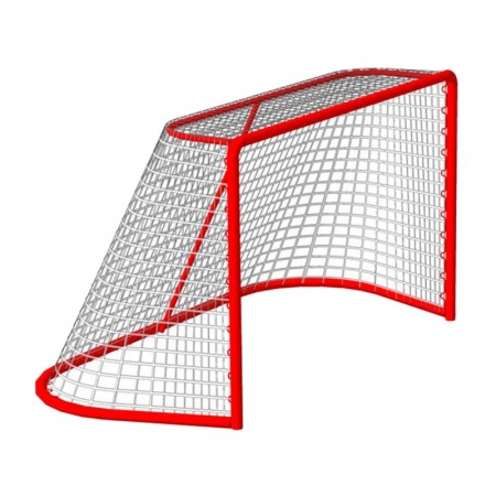 Купить Сетка хоккейная на ворота 1,22мх1,83мх0,5мх1,15м, нить 3,5 мм, узловая в Белебее 