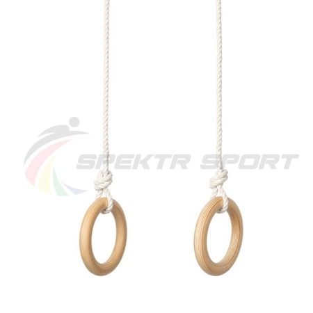Купить Кольца гимнастические деревянные (фанера 18 мм, покрытие: эмаль, лак или пропитка) в Белебее 