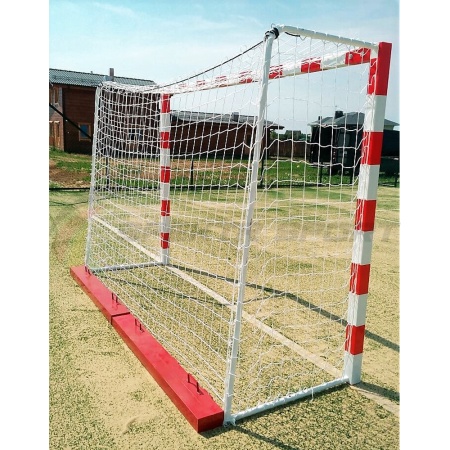Купить Ворота мини-футбольные без сетки 2х3х1 м. (добровольный серт.) с накидным противовесом 25 кг в Белебее 