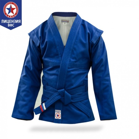 Купить Куртка для самбо "Атака"  ВФС (подкладка, пояс) р 50-60 в Белебее 