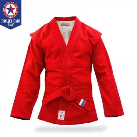 Купить Куртка для самбо "Атака" ВФС (подкладка, пояс)  р 36-48 в Белебее 