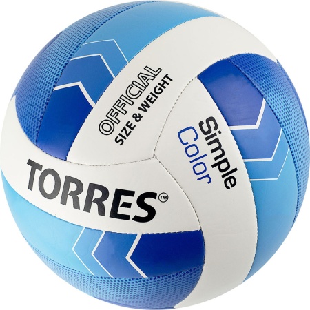 Купить Мяч волейбольный Torres Simple Color любительский р.5 в Белебее 